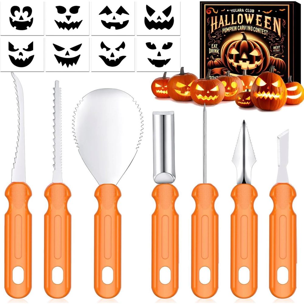 New Halloween Pumpkin Carving Tools Kit